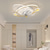 economico Ventilatore da soffitto con luci-ventilatore da soffitto con luce app&amp;amp; telecomando 50cm 3 luci dimmerabili 6 velocità del vento moderno ventilatore da soffitto per camera da letto, soggiorno, piccola stanza 110-240v