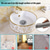 abordables Accessoires pour salle de bains-Attrape-cheveux 1pc, couvercle de vidange rond pour bouchon de cheveux en silicone de douche avec ventouses, costume facile à installer pour salle de bain, baignoire, cuisine 2 pack