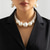 economico Collane-Collana di fili Perle finte Per donna Di tendenza Personalizzato Lusso Perline Di forma geometrica Collana Per Matrimonio Fidanzamento Graduazione
