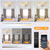 economico Ventilatore da soffitto con luci-ventilatore da soffitto con luce app&amp;amp; telecomando 50cm 3 luci dimmerabili 6 velocità del vento moderno ventilatore da soffitto per camera da letto, soggiorno, piccola stanza 110-240v