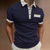 voordelige Grafische polo-Voor heren POLO Shirt Polo&#039;s met knopen Golfshirt Grafische prints Strijkijzer Zwart Wit Wijn Marineblauw blauw Buiten Straat Korte Mouw Afdrukken Kleding Sport Modieus Streetwear Ontwerper