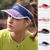 cheap Hiking Clothing Accessories-Men&#039;s Women&#039;s Sun Hat Hiking Cap Mesh Outdoor Portable UV Sun Protection Breathable Quick Dry Patchwork Polyester Violet Black White