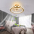 economico Ventilatore da soffitto con luci-ventilatore da soffitto con app design cerchio luminoso&amp;amp; telecomando 50cm dimmerabile 6 velocità del vento moderno ventilatore da soffitto per camera da letto, soggiorno, piccola stanza 220-240v