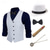 tanie Męskie kostiumy z lat 20.-Retro / vintage Ryczące 20s 1920 roku Stroje Kamizelka Kapelusz panamski Wielki Gatsby Pan Moda Strój na bal maskowy Męskie Święta Halloween Karnawał Studniówka Wieczór panieński Festiwal Dla