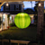 abordables Luces de paisaje-Luz de globo de estilo chino, energía solar para exteriores, linterna impresa de 12 pulgadas y 30 cm, lámpara colgante ip65, luz led de nailon resistente al agua para exteriores, jardín, fiesta,
