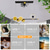 voordelige Plafondventilatorverlichting-plafondventilator met 360° draaibare zonsondergang lampvoering design app&amp;amp; afstandsbediening 100cm 5-lichts dimbaar 6 windsnelheden moderne plafondventilator voor slaapkamer, woonkamer, kleine