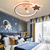 economico Ventilatore da soffitto con luci-ventilatore da soffitto con app design cerchio luminoso&amp;amp; telecomando 50cm dimmerabile 6 velocità del vento moderno ventilatore da soffitto per camera da letto, soggiorno, piccola stanza 220-240v