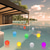 cheap Underwater Lights-Pool Light Floating Pool Ball Light Color Changing with Remote Control 16 RGB Dimmer Night Light IP65 Waterproof Battery Powered Hot Tub Light Pool Garden Party Luminous Decoration