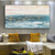 cheap Landscape Paintings-Handmade Oil Painting Canvas Wall Art Decoration Abstract Seascape Painting Beach Ocean for Home Decor Rolled Frameless Unstretched Painting