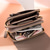 cheap Crossbody Bags-Women&#039;s Black Crossbody Wallet Bag with Gold Accents and Adjustable Strap - Compact and Stylish Shoulder Bag for Everyday Use