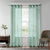 cheap Sheer Curtains-Sage Green Sheer Curtain Panels Grommet/Eyelet Curtain Drapes For Living Room Bedroom, Farmhouse Curtain for Kitchen Balcony Door Window Treatments Room Darkening