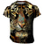 billiga T-shirts med 3D-tryck till herrar-Herr T-shirt Grafisk Djur Tiger Rund hals Kläder 3D-tryck Utomhus Dagligen Kortärmad Mönster Vintage Mode Designer