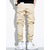 abordables Pantalones cargo-Hombre Pantalones cargo Bolsillo con solapa Plano Comodidad Transpirable Exterior Diario Noche Moda Casual Negro Verde Ejército