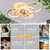 cheap Ceiling Fan Lights-Ceiling Fan with Light Dimmable Circle Design Crystal 62cm 6 Wind Speeds Modern Ceiling Fan for Bedroom, Living Room App &amp; Remote Control 110-240V