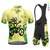 abordables Conjuntos de ropa para hombre-Hombre Maillot de ciclismo con culotte corto con tirantes Manga Corta MTB Bicicleta Montaña Ciclismo Carretera Verano Azul Piscina Violeta Amarillo Graphic Bicicleta Almohadilla 3D Secado rápido