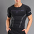 cheap Running Tops-Men&#039;s Compression Shirt Running Shirt Short Sleeve Base Layer Athletic Athleisure Breathable Quick Dry Moisture Wicking Fitness Gym Workout Running Sportswear Activewear Black White