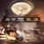 billiga Takfläktlampor-takfläkt med ljus app&amp;amp; fjärrkontroll 50cm dimbar 6 hastigheter sputnik design projektion takfläkt metall modern stil sputnik målade ytskikt led modern 110-240v