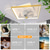 economico Ventilatore da soffitto con luci-ventilatore da soffitto con luce app&amp;amp; telecomando 50cm 3 luci dimmerabili 6 velocità del vento moderno ventilatore da soffitto per camera da letto, soggiorno, piccola stanza 110-240v