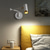 economico Luci da parete-applique da parete a led forcellone luce alluminio soggiorno camera campione camera da letto comodino tv arte della parete luce applique da parete 110-240 v