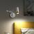 economico Luci da parete-applique da parete a led forcellone luce alluminio soggiorno camera campione camera da letto comodino tv arte della parete luce applique da parete 110-240 v