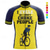 cheap Men&#039;s Jerseys-Men&#039;s Cycling Jersey Short Sleeve Bike Jersey Top with 3 Rear Pockets Mountain Bike MTB Road Bike Cycling Breathable Quick Dry Moisture Wicking Reflective Strips Yellow Red Dark Blue Graphic Polyester