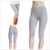 baratos Leggings lisas-Mulheres Calças de ioga Proteção Solar Compressão abdominal Butt Lift Cintura Alta Ioga Ginástica Treino de Ginástica Legging Capri Calças Violeta Preto Branco Esportes Roupas Esportivas Elasticidade