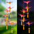 cheap Solar String Lights-Solar Wind Chimes Bell Dragonfly LED Lights Outdoor Waterproof Auto Light Color-Changing Solar Powered Hanging Lights for Courtyard Garden Patio Festival Decoration