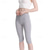 baratos Leggings lisas-Mulheres Calças de ioga Proteção Solar Compressão abdominal Butt Lift Cintura Alta Ioga Ginástica Treino de Ginástica Legging Capri Calças Violeta Preto Branco Esportes Roupas Esportivas Elasticidade