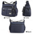 levne Tašky přes rameno-Pánské Crossbody kabelka Taška přes rameno Messenger taška Nylon Venkovní Denní Zip Nastavitelná Velká kapacita Voděodolný Pevná barva Písmeno Černá Tmavomodrá Armádní zelená