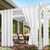 cheap Waterproof Curtains-Waterproof Outdoor Curtain Privacy, Sliding Patio Curtain Farmhouse Drapes, Pergola Curtains Grommet For Gazebo, Balcony, Porch, Party, Hotel, 1 Panel