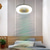 preiswerte Deckenventilator-Leuchten-Deckenventilator mit Licht-Fernbedienungskabel, E26-Fassung, inklusive 10-Zoll-Deckenventilator, dimmbar, 3 Lichtfarben und 3 Geschwindigkeiten, flacher LED-Unterputz-Deckenventilator für die Küche