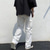 cheap Cargo Pants-Men's Cargo Pants Cargo Trousers Elastic Waist Multi Pocket Solid Color Daily Weekend Streetwear Stylish Black White