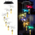 cheap Solar String Lights-Solar Wind Chimes Bell Dragonfly LED Lights Outdoor Waterproof Auto Light Color-Changing Solar Powered Hanging Lights for Courtyard Garden Patio Festival Decoration