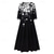 economico Abito Floreale-Abito Midi da Donna Abito Tunica Floreale con Tasche Scollo a V Abito Midi Elegante alla Moda per Appuntamenti Quotidiani Manica Mezzo Estate Primavera