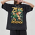 levne Kreslená a filmová postava-One Piece Roronoa Zoro Trička Nadměrně velké tričko prané kyselinou Tisk Retro Vintage Punk a gotika Pro Pro páry Pánské Dámské Dospělé Horká ražba Běžné / Denní