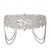 cheap Accessories and More-1920s Flapper Headpiece Roaring 20s Headband Great Gatsby Headband Chain for Women Vintage Hair Accessory White Silver Wedding Party