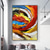 cheap Abstract Paintings-Oil Painting 100% Handmade Hand Painted Wall Art On Canvas Abstract Knife Painting Landscape Yellow Red For Home Decoration Decor Rolled Canvas No Frame Unstretched