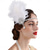 cheap Accessories and More-Flapper Headbands Womens 1920s Headpiece Great Gatsby Inspired Feather Headband Cocktail Party Rhinestone Hair Accessories for Women