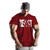 cheap Running Tops-Men&#039;s Workout Shirt Running Shirt Short Sleeve Tee Tshirt Athletic Casual Cotton Breathable Quick Dry Soft Fitness Gym Workout Running Sportswear Activewear Wine Red Red / White Black