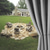 cheap Waterproof Curtains-Waterproof Outdoor Curtain Privacy, Sliding Patio Curtain Farmhouse Drapes, Pergola Curtains Grommet For Gazebo, Balcony, Porch, Party, Hotel, 1 Panel