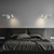 economico Luci da parete-applique da parete a led forcellone luce alluminio soggiorno camera campione camera da letto comodino tv arte della parete luce applique da parete 110-240 v