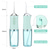 abordables Brosse à Dents Électronique-hydropulseur sans fil dentaire irrigateur oral hydropulseur portable pour les dents avec réservoir amovible de 220 ml rechargeable ipx7 étanche à l'eau nettoyant pour dents avec 3 modes 4 conseils pour les voyages en famille