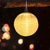 abordables Luces de paisaje-Luz de globo de estilo chino, energía solar para exteriores, linterna impresa de 12 pulgadas y 30 cm, lámpara colgante ip65, luz led de nailon resistente al agua para exteriores, jardín, fiesta,