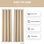 cheap Waterproof Curtains-Waterproof Outdoor Curtain Privacy, Sliding Patio Curtain Farmhouse Drapes, Pergola Curtains Grommet For Gazebo, Balcony, Porch, Party, Hotel, 1 Panel