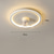 billiga Takfläktlampor-takfläkt med ljus app&amp;amp; fjärrkontroll 50cm dimbar 6 hastigheter sputnik design projektion takfläkt metall modern stil sputnik målade ytskikt led modern 110-240v