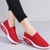 cheap Women&#039;s Sneakers-Women&#039;s Slip-On Air Cushion Sneakers – Breathable Mesh Walking Shoes for Casual &amp; Sports
