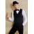 tanie Męskie kostiumy z lat 20.-Retro / vintage Ryczące 20s 1920 roku Stroje Kamizelka Kapelusz panamski Wielki Gatsby Pan Moda Strój na bal maskowy Męskie Święta Halloween Karnawał Studniówka Wieczór panieński Festiwal Dla