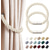 cheap Curtain Accessories-Magnetic Curtain Tie Backs Window,Pearl Beaded Tieback Curtain Holdbacks,Buckles Clip for Home Bedroom Office Decorative Curtain