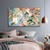 cheap Floral/Botanical Paintings-Handmade Oil Painting Canvas Wall Art Decoration Modern Abstract Flower for Home Decor Rolled Frameless Unstretched Painting