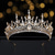 olcso Hajformázási kiegészítők-luxus barokk kristály menyasszonyi tiaras strassz korona menyasszonyi diadem esküvői haj kiegészítők női divatékszerekhez